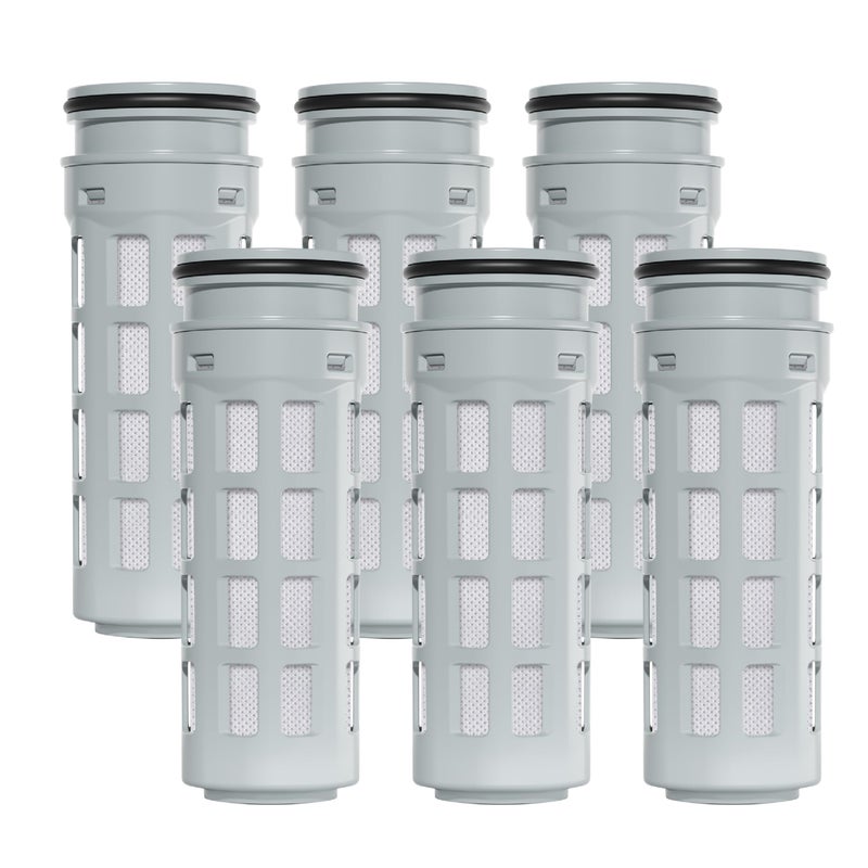 AquaCrest Replacement for Brita Stream Pitcher Water Filter, Brita OB05 Filter Pitchers and Dispensers, Pour Through Filters, Upgraded 7-stage Filters, Lasts 2 Months, by AQUA CREST (Pack of 6) - Image 1